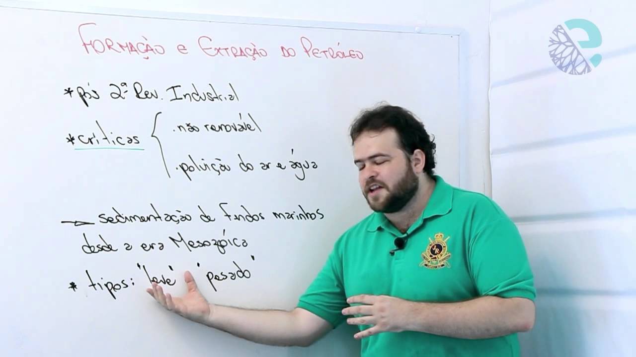 Formação e extração do petróleo