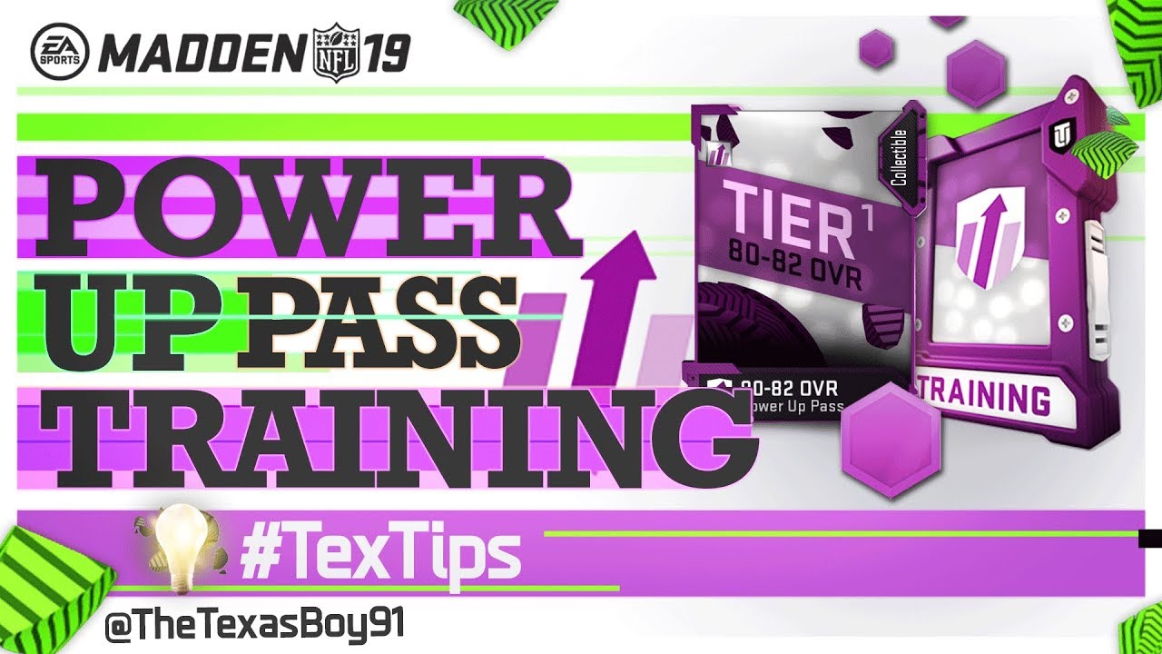 How To Use The Power Up Pass To Power Up Players | Tips With Texas | Madden 19 Ultimate Team