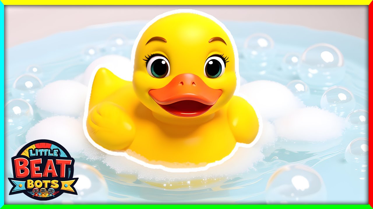 Rubber Duckie | Bath Time Fun Song | Kids Music Video | Fun Learning Songs for Kids