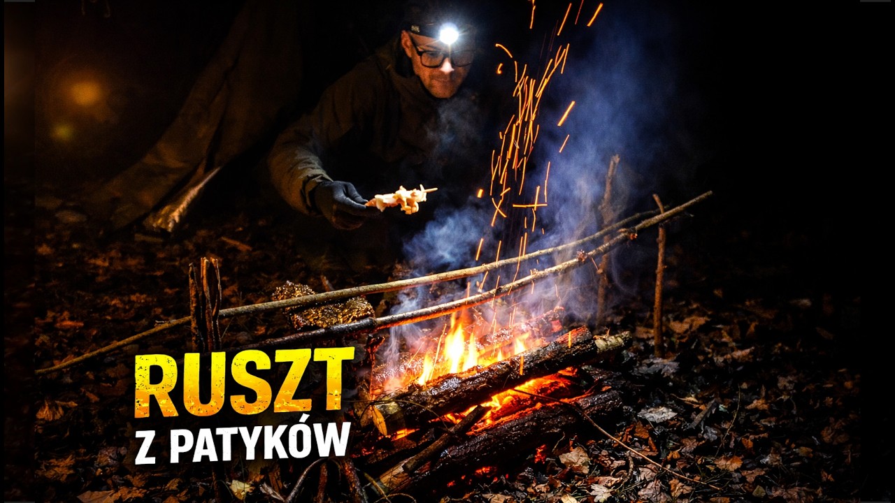 Las z powietrza przy roztopach - Biwak Solo
