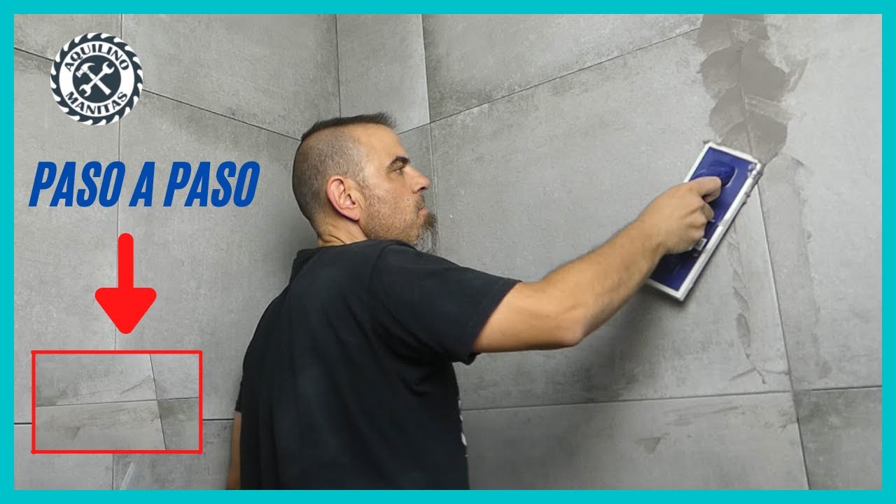 🚀Como ENLECHAR o REJUNTAR azulejos con BORADA!!! 🏠REFORMANDO MI CASA