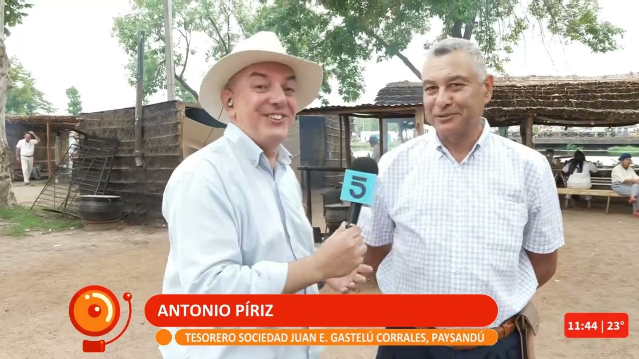 Roberto Vasconcellos desde la Patria Gaucha con la Sociedad Criolla Gastelú para #ElRecreo