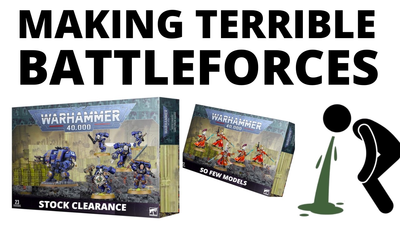 Creating Garbage Battleforce Box Sets for Warhammer 40K!