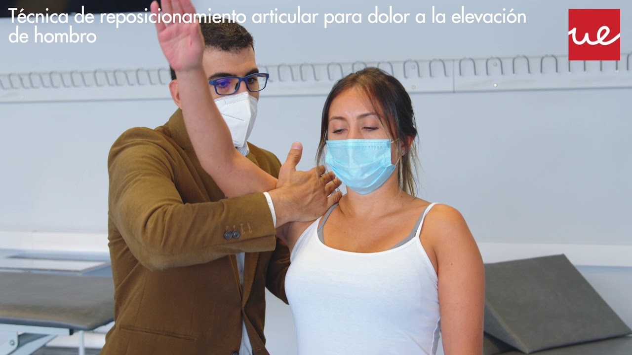 TÉCNICA de REPOSICIONAMIENTO ARTICULAR para DOLOR a la ELEVACIÓN de HOMBRO - Carlos Barragán