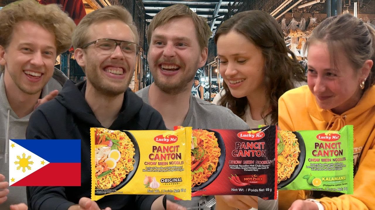 Canadians Try Pancit Canton! (Ft. Lucky Me Instant Canton!)