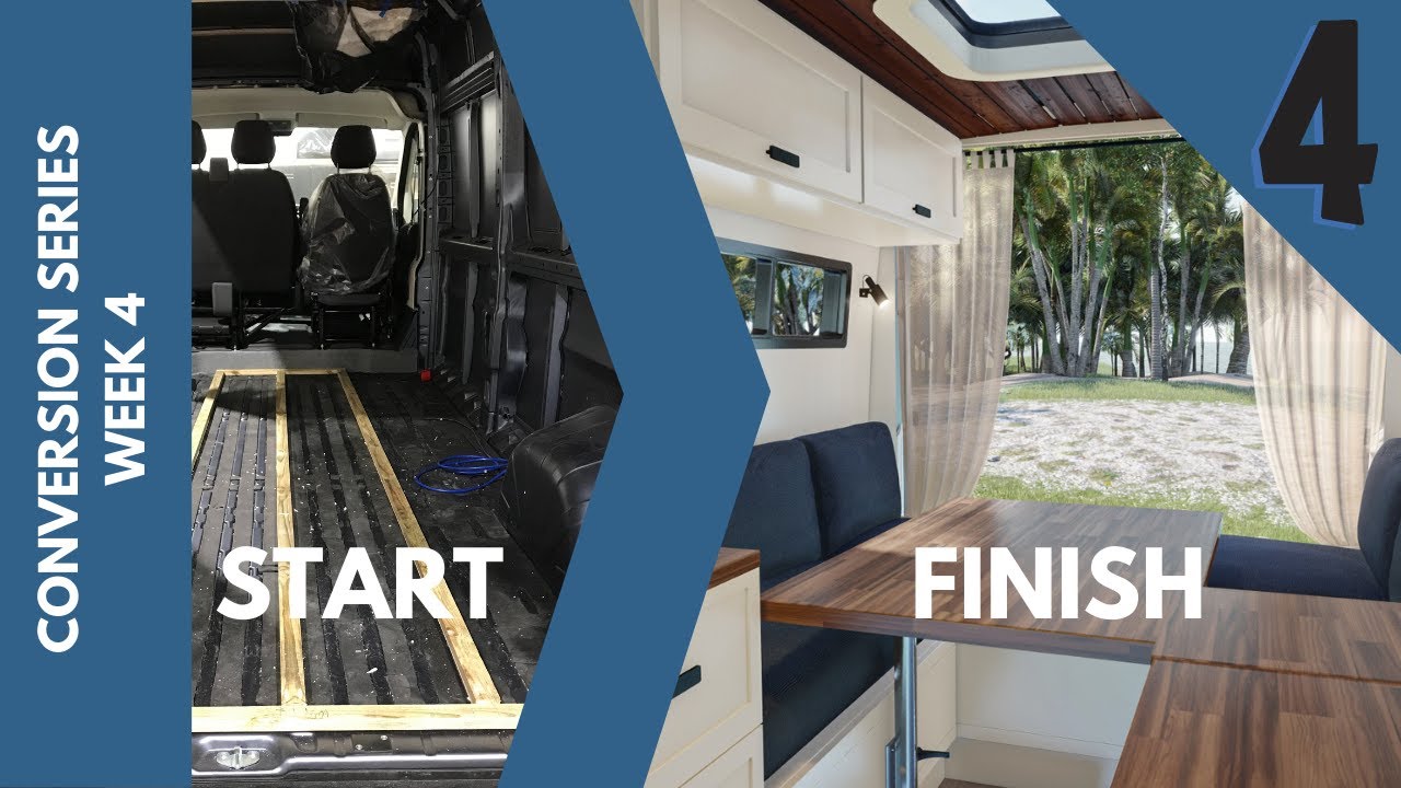 WEEK 4 | Seat boxes, wall trim, door surround and drawers | START to FINISH Van Conversion Series