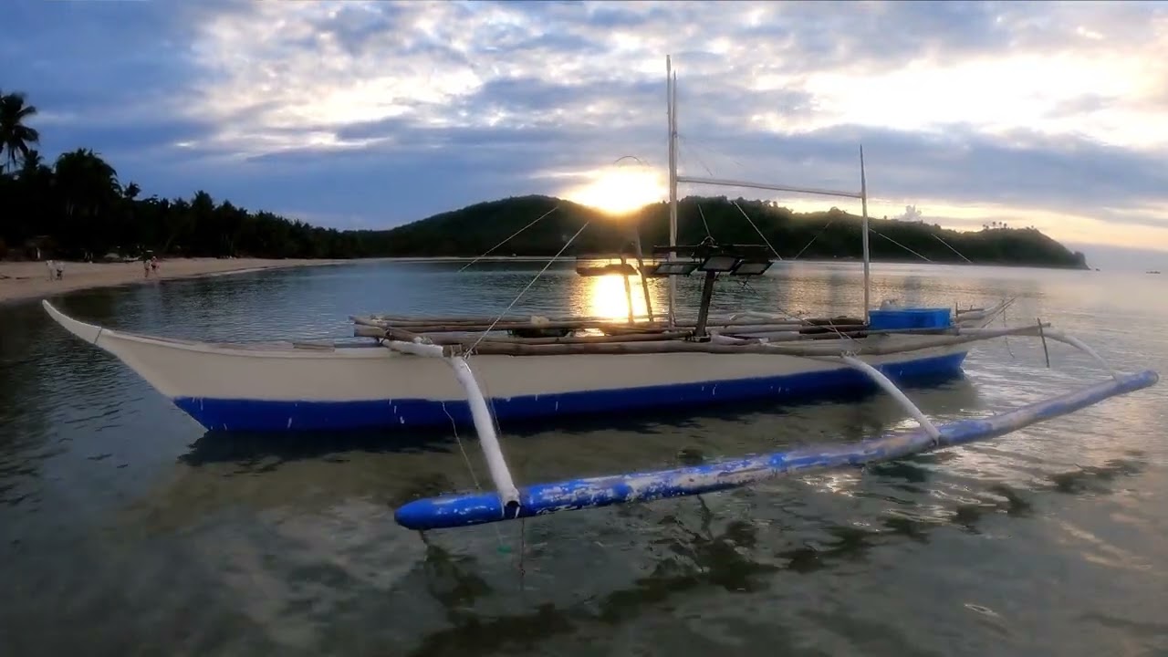 Bucana Beach El Nido Philippines, less touristy and very relaxing.