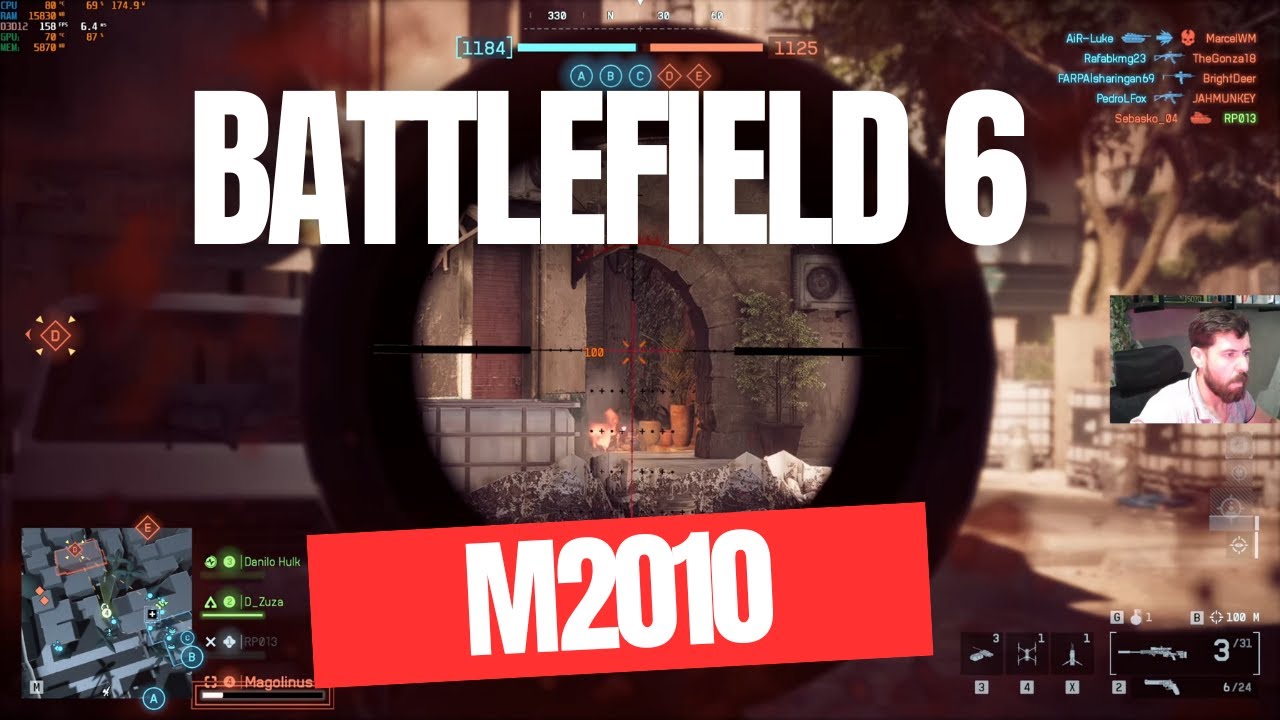 M2010 é a SNIPER MAIS LETAL do Battlefield 6?! (One Shot Insano)