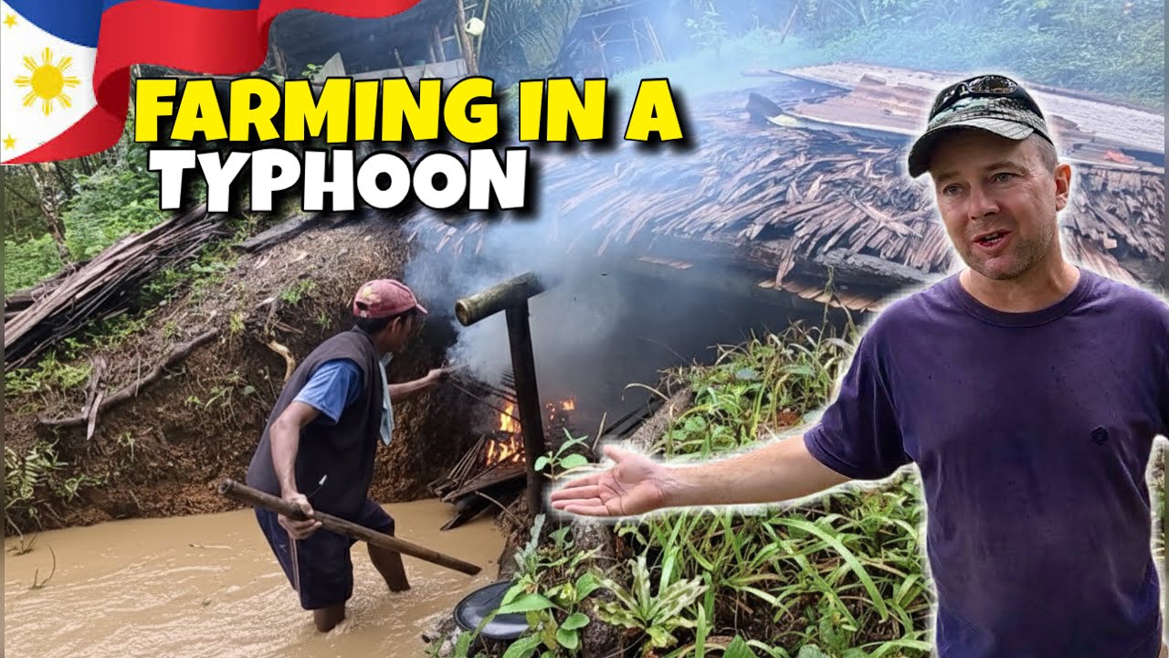 Typhoon Hits Farm, Philippines Province Vlog