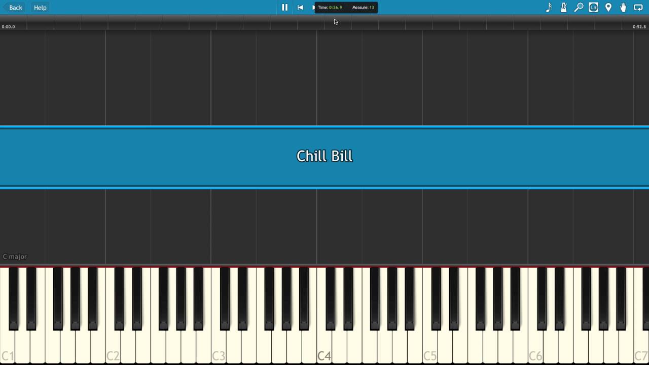 Chill Bill - Piano Tutorial - Rob Stone, J Davis, Spooks