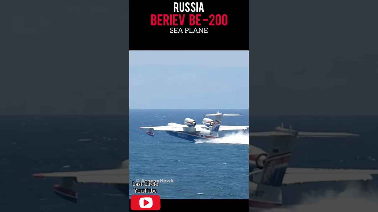 12.000 Liter Capasity - Beriev Be-200 Russia - Fire Fighting Seaplane