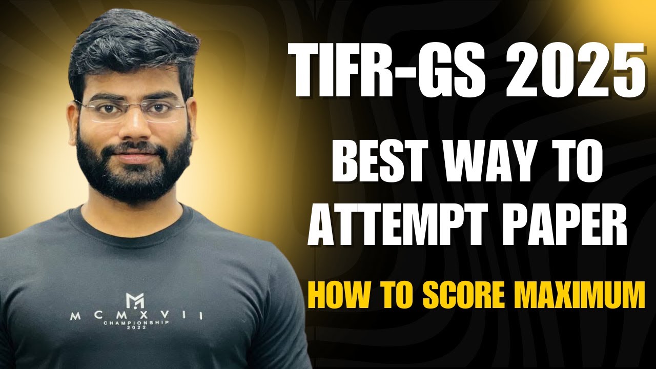 how to attempt tifr gs 2025 paper| tifr gs 2025