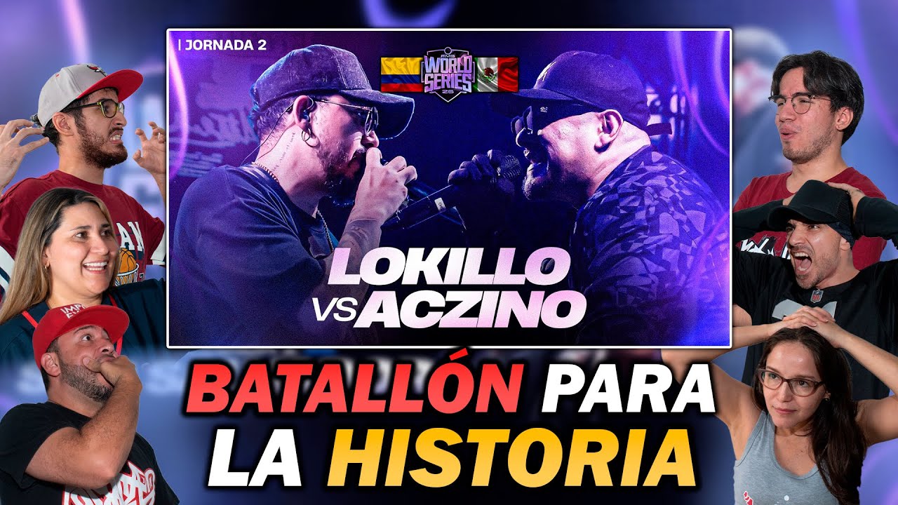 💯 ¡LA BATALLA DEL AÑO! - COLOMBIANOS REACCIONAN a LOKILLO vs ACZINO [FMS WORLD SERIES SUPERLIGA]