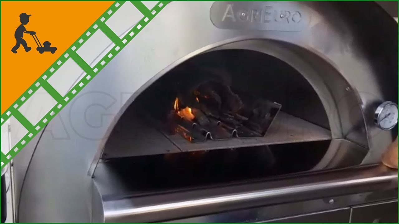 Forno a legna per pizza da esterno AgriEuro Cibus Inox 60x60 - Capacità cottura: 2 pizze