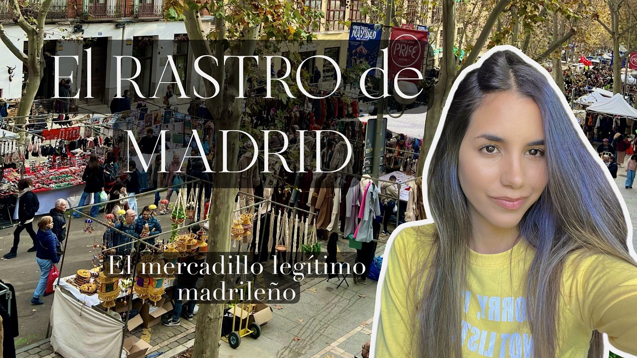 El RASTRO de Madrid ¡Mercadillo legítimo madrileño!