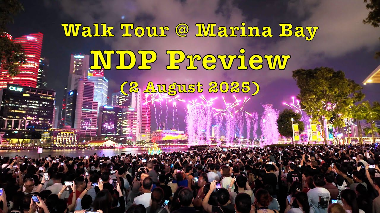Celebration at Marina Bay NDP Preview 2 (2 Aug 25) #singapore #marinabay #sg60 #ndp2025 #fireworks