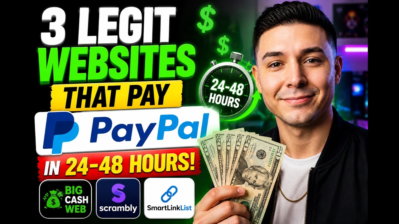 3 Legit Websites That Pay PayPal in 24-48 Hours