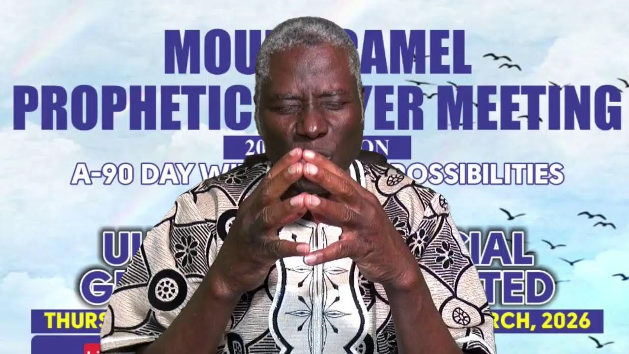MOUNT CAMEL PROPHETIC PRAYER MEETING 2026 EDITION A-90 DAY WITH GOD OF POSSIBILITY DAY 27 (1/27/26)