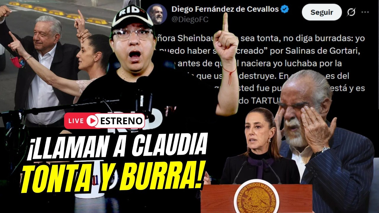 &ldquo;Se&ntilde;ora Sheinbaum: NO sea TONTA, no diga BURRADAS usted es sirviente de TARTUFO&rdquo;: 