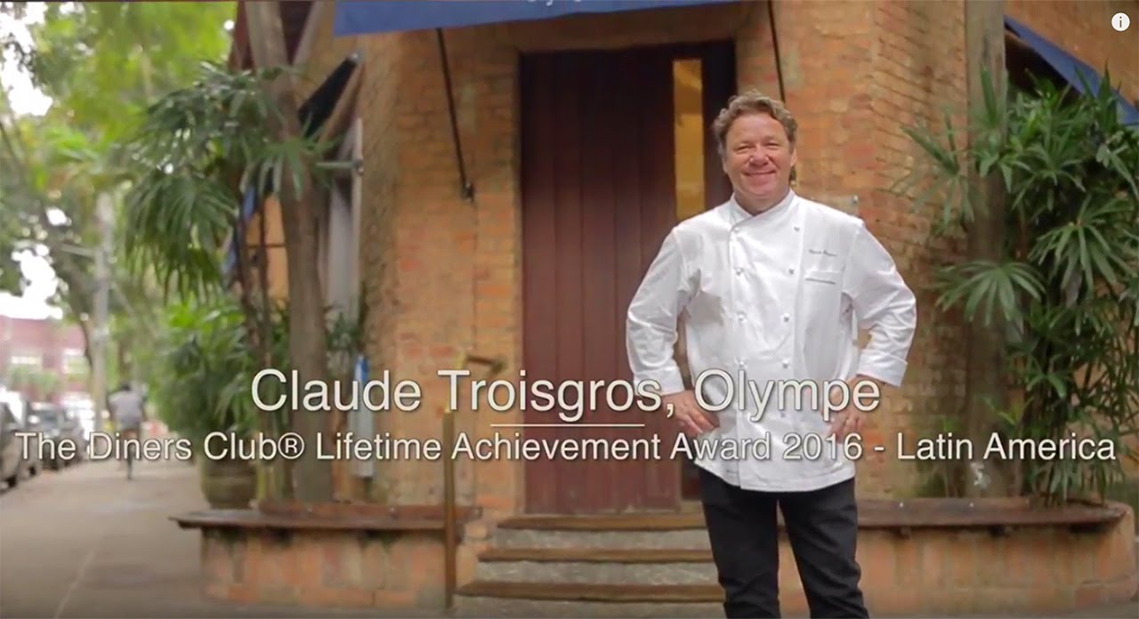 Diners Club&reg; Lifetime Achievement Award 2016 Winner Chef Claude Troisgros
