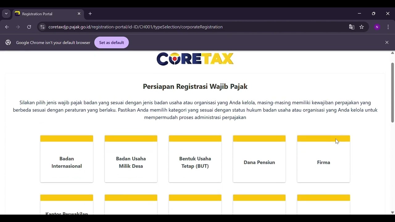 Tutorial Pendaftaran Akun NPWP - Perpajakan