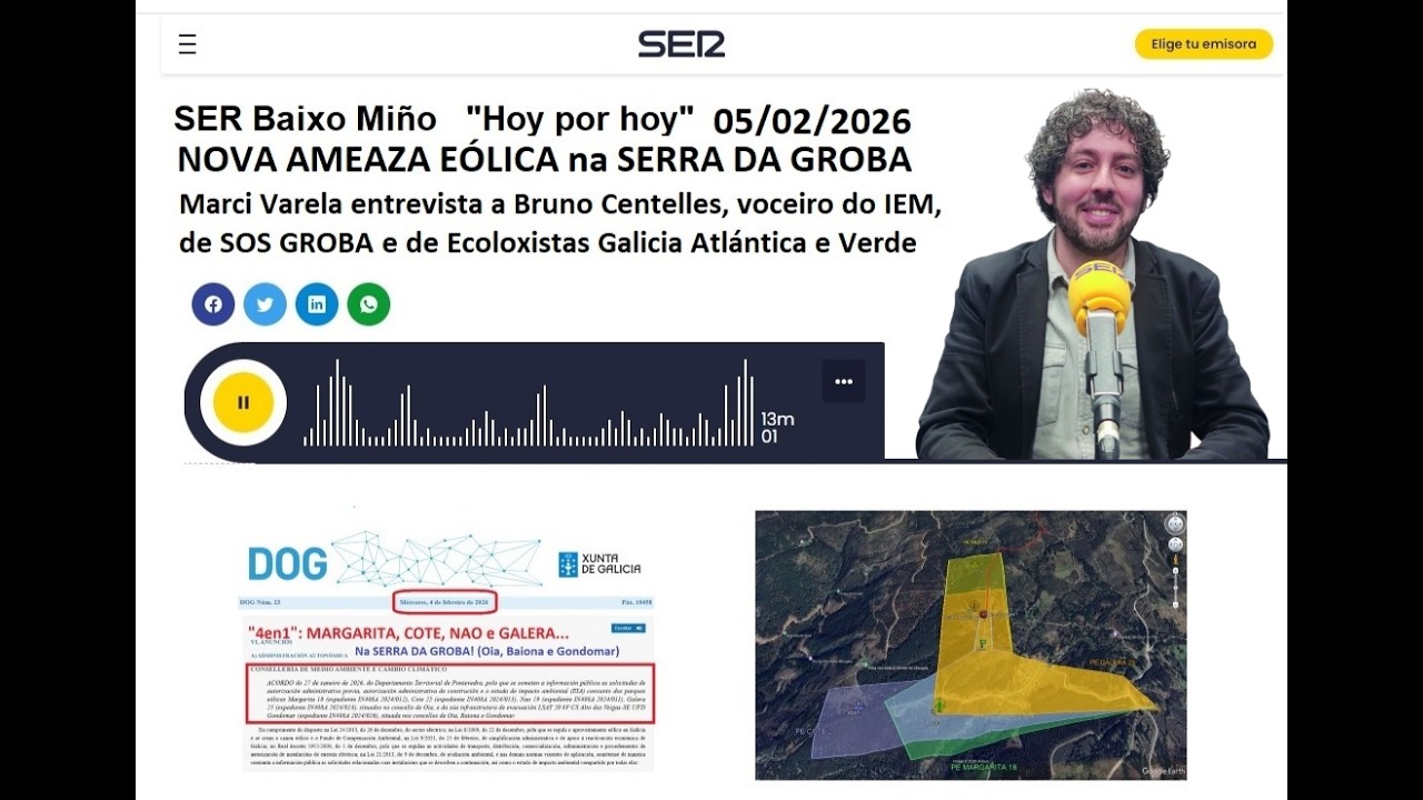 NOVA AMEAZA EÓLICA NA SERRA DA GROBA  