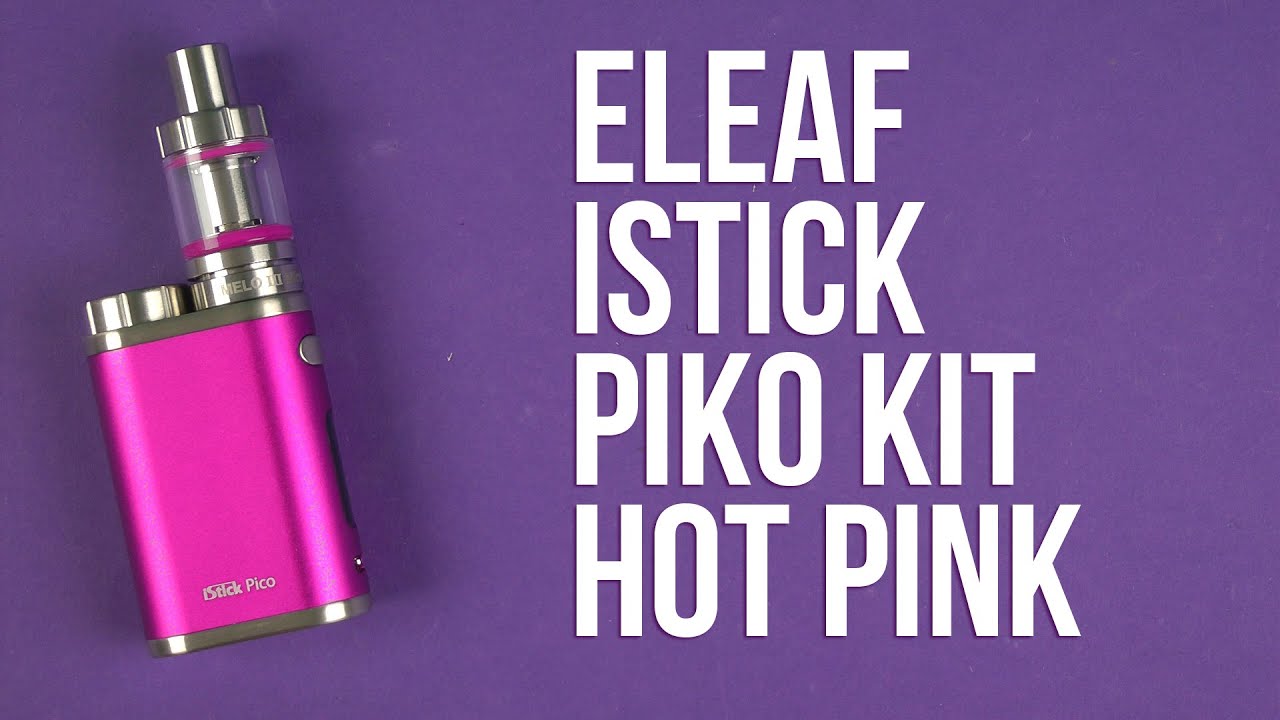 Распаковка Eleaf iStick Pico Kit Hot Pink