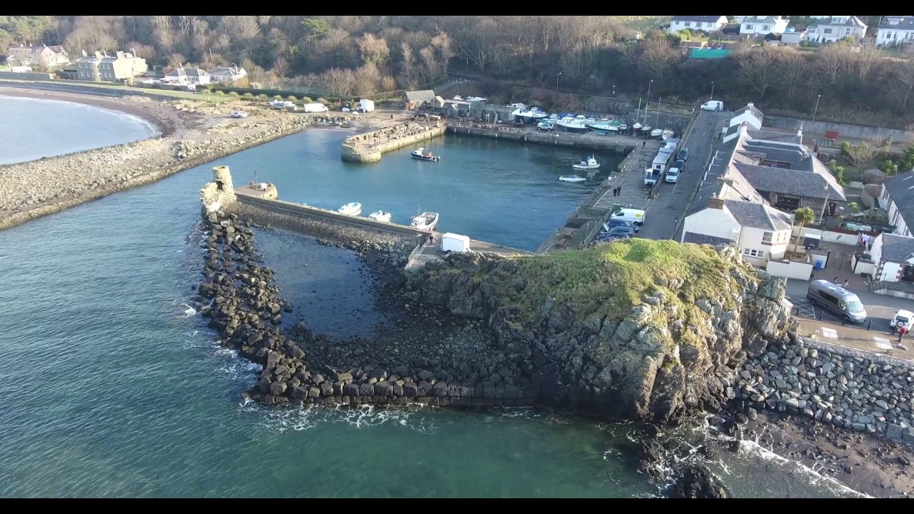 Dunure Harbour - Outlander TV Set Ready For Filming - Ayrshire, Scotland   4K