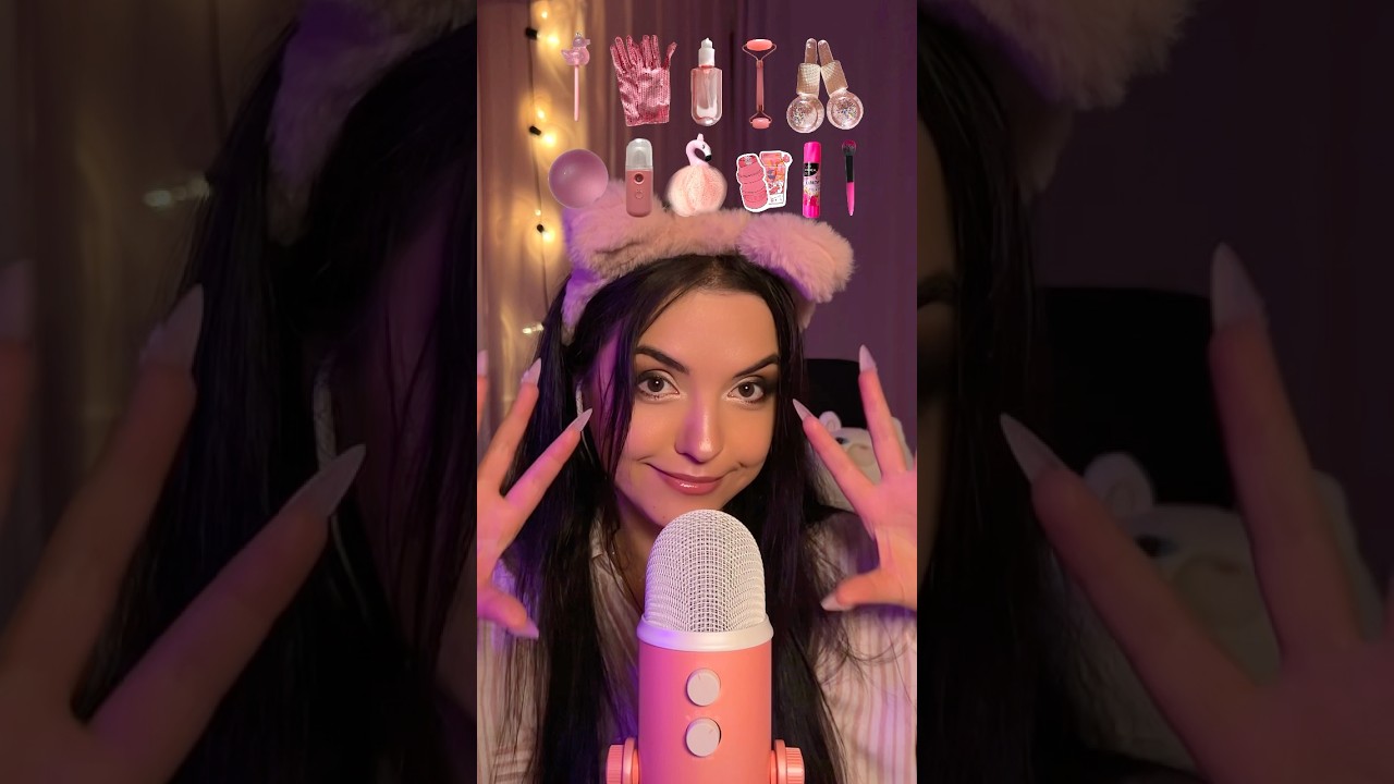 ASMR Challenge. Pink triggers💕 #asmr #asmrchallenge ##emojichallenge #asmrtriggers #relaxation