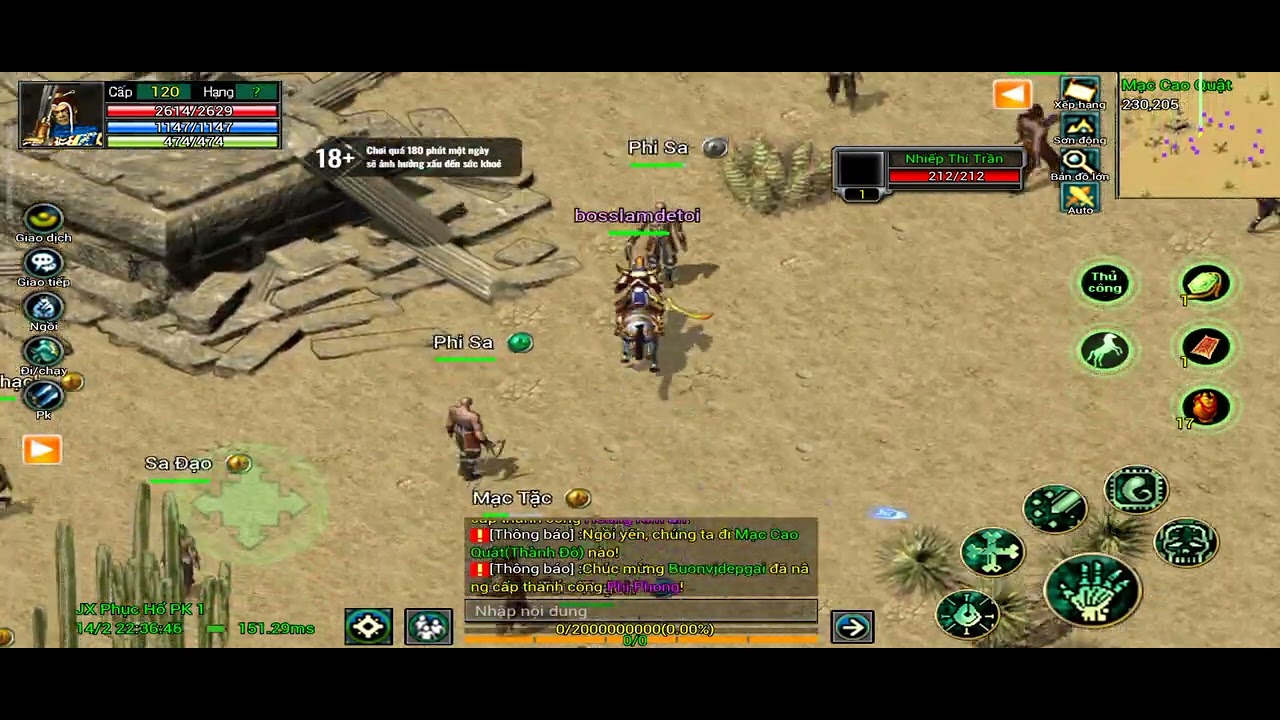 Alpha Test Jx Phục Hổ 5 độc đao nổ dame boss sát thủ khá phê #jxphucho #jxph #vlph 