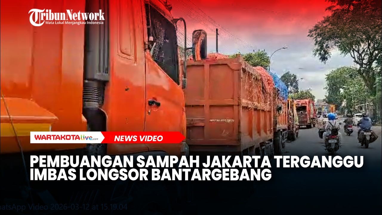 Pembuangan Sampah Jakarta Terganggu Imbas Longsor Bantargebang