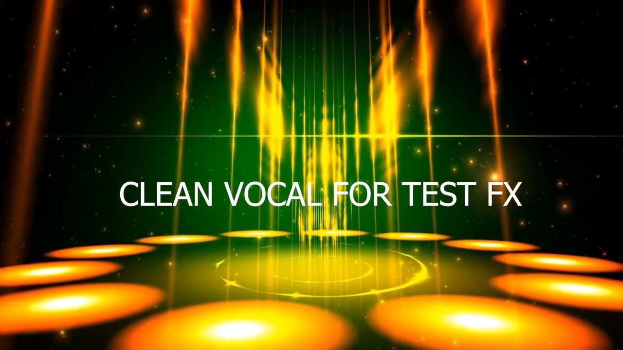 Clean Vocal For Effect Test || Harmony Media