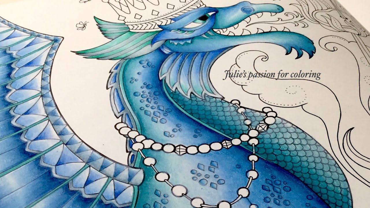 IVY AND THE INKY BUTTERFLY by Johanna Basford - PART 1 - prismacolor pencils - color along
