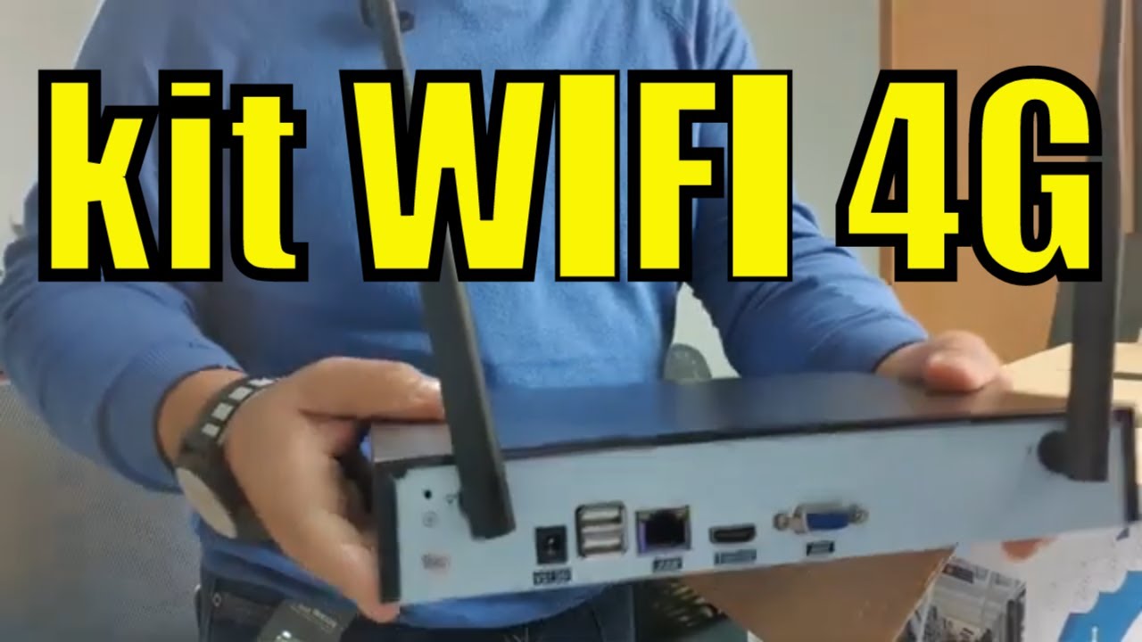 KIT camaras de seguridad WIFI COMO INSTALAR COMO FUNCIONAN?