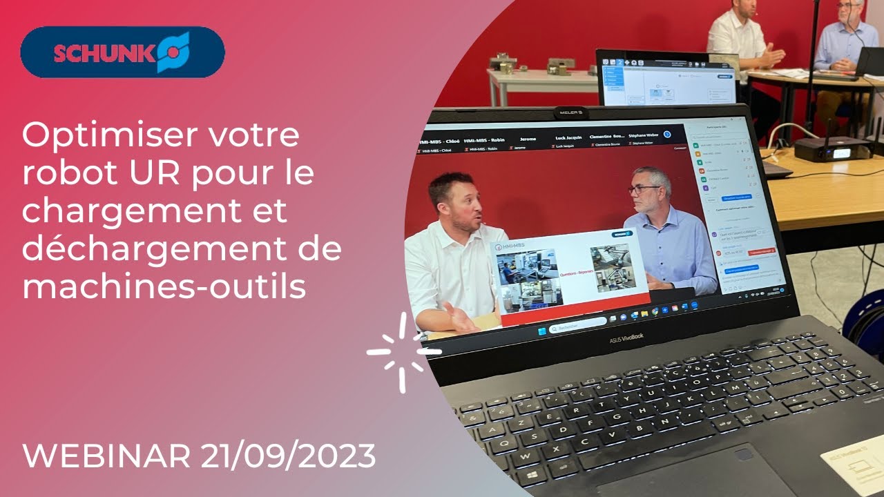 Webinar 21 septembre 2023: Optimiser votre robot UR pour le chargement et déchargement de machines