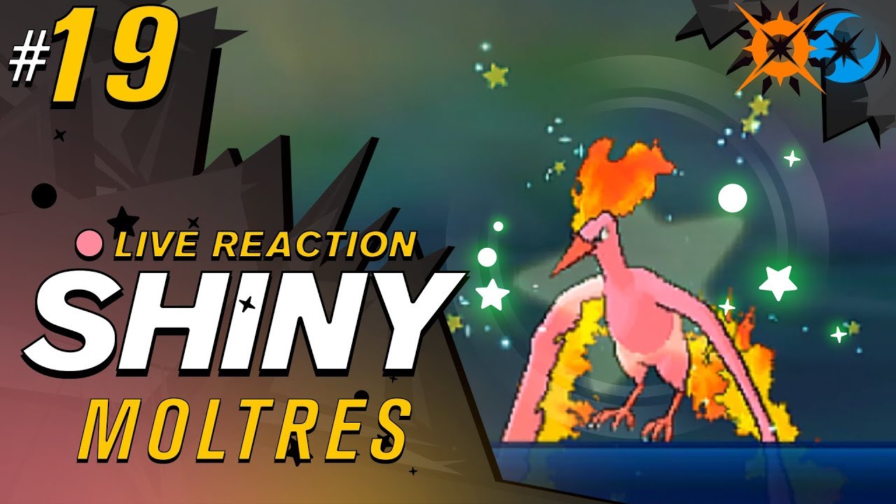 CRAZY SHINY LEGENDARY! SHINY MOLTRES! | Pokémon Ultra Sun and Moon Shiny Reaction #19 | CBAD