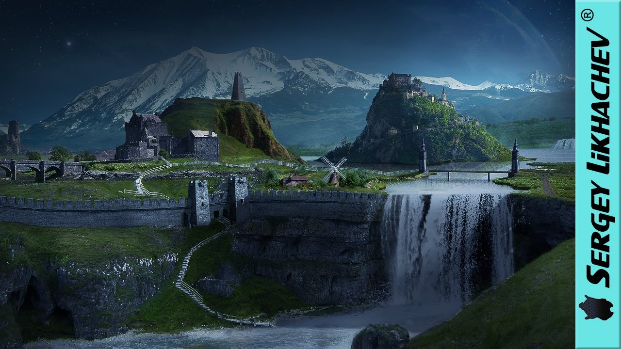 Star Land / Земля звезд - Speedart Photoshop CC by BATKYA