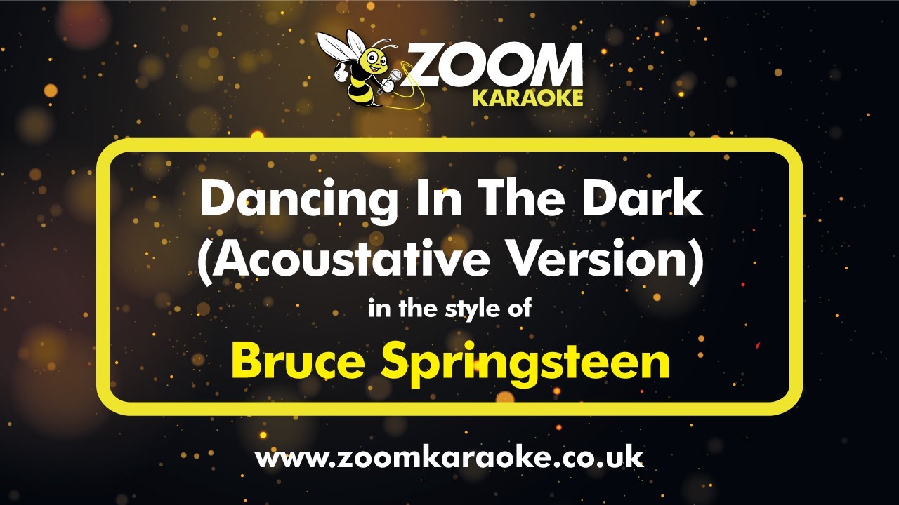 Bruce Springsteen - Dancing In The Dark (Acoustative Piano Karaoke Version in Lower Male -4 Key)