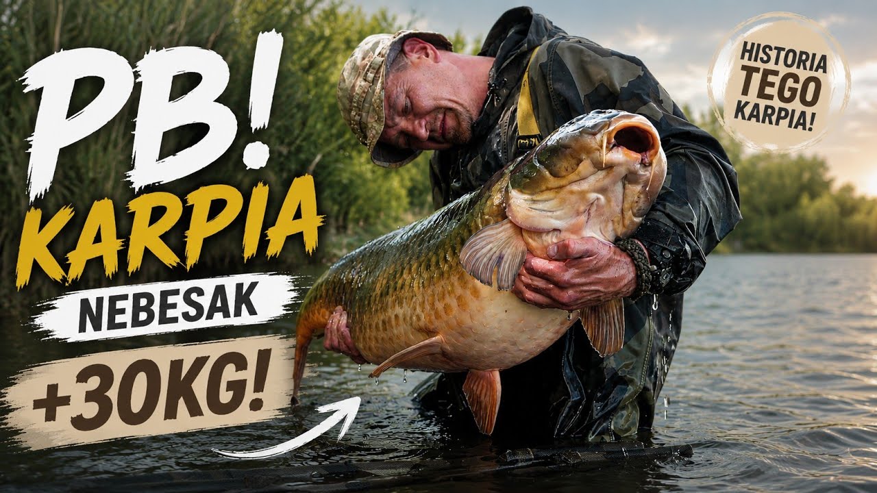 NEBESAK - historia mojego PB karp +30kg