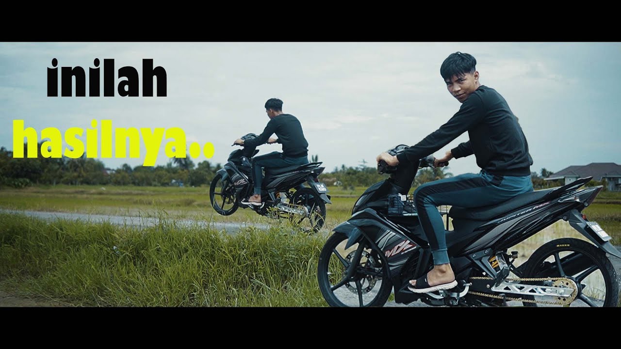 Inilah hasilnya motor kesayangan bamii 135lc bila dah modified .. wow !!