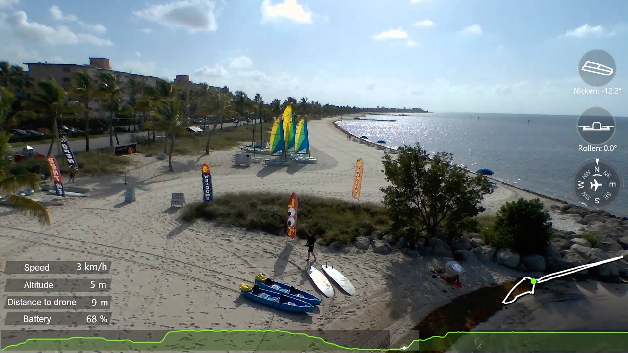 Key West South Beach 27 06 2015  Bebop Drone Flyaround