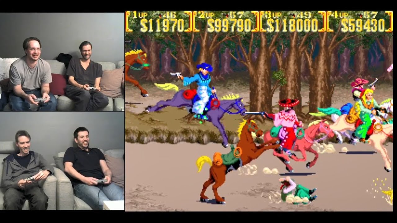 Spelar Sunset Riders [Arkad] (med bror och kusiner) 2026-01-03