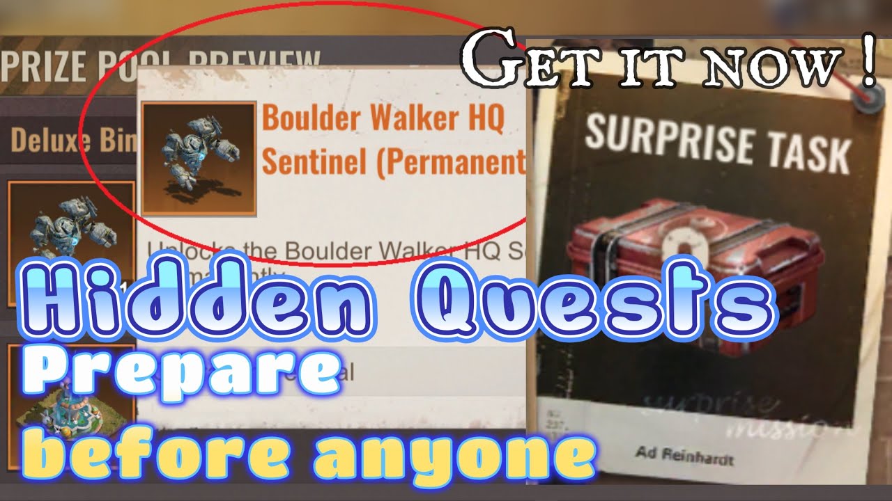 State of Survival : operation festival Secret Quests !! (READ THE PIN)