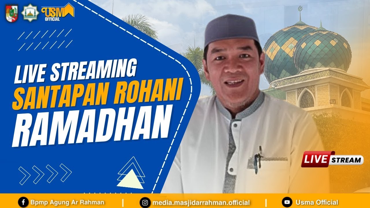 🔴 Live Santapan Rohani Ramadhan | Ustadz H. Busihat Anas, Lc., MA
