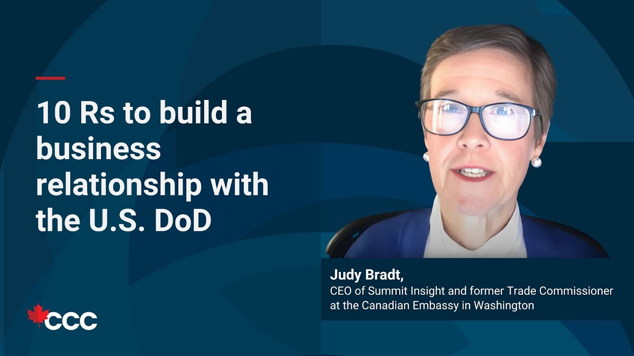 10 Rs to build a business relationship with the #usdod