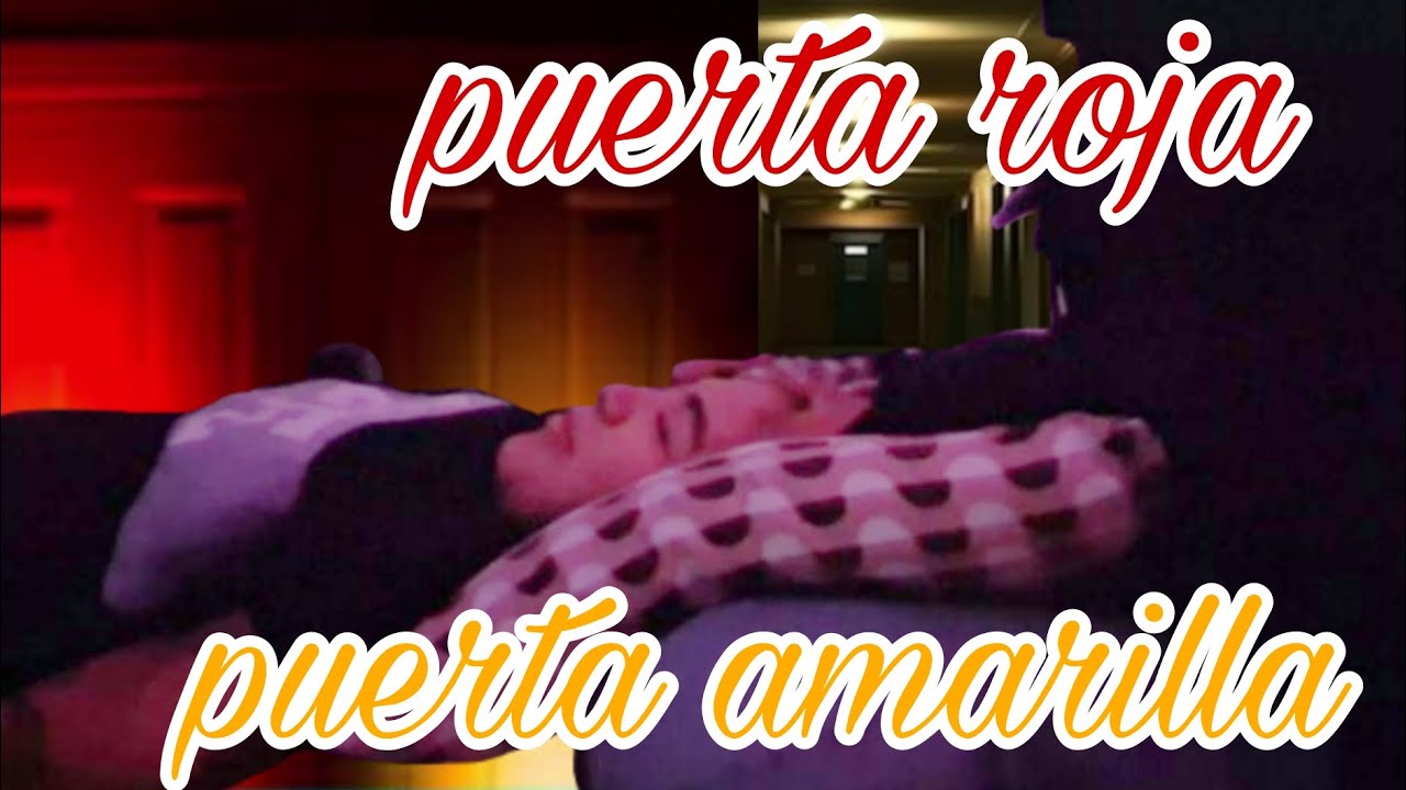 Hice el juego de puerta roja,puerta amarilla.😨🔴🟡 Laura11