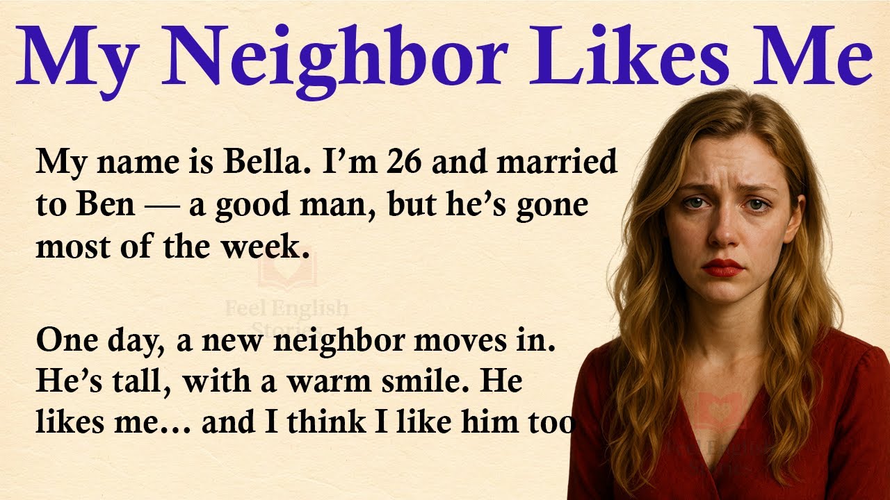My Neighbor Likes Me ✅ Emotional English Story (A1 | A2 Level) ✅