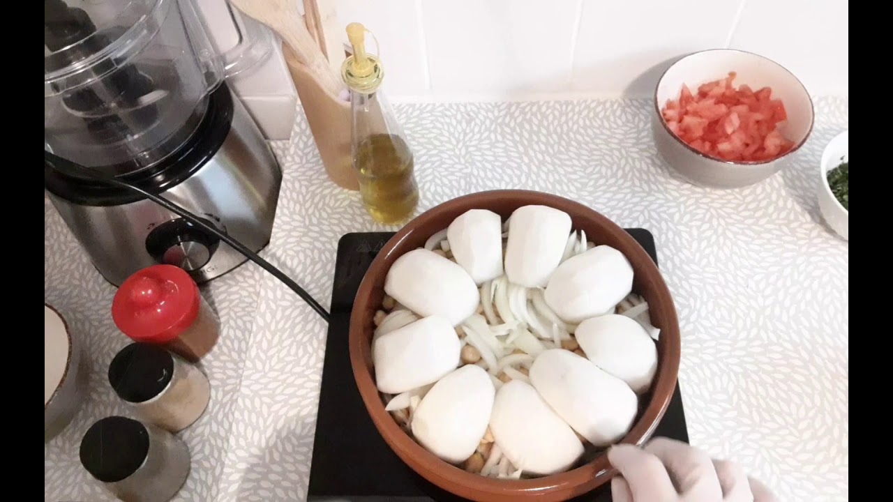 طاجين الدجاج باللفت - tajine poulet au navet #navet #لفت نبات