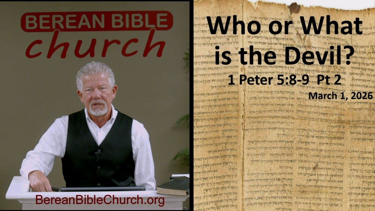Who or What is The Devil? Pt 2 (1 Peter 5:8-9)