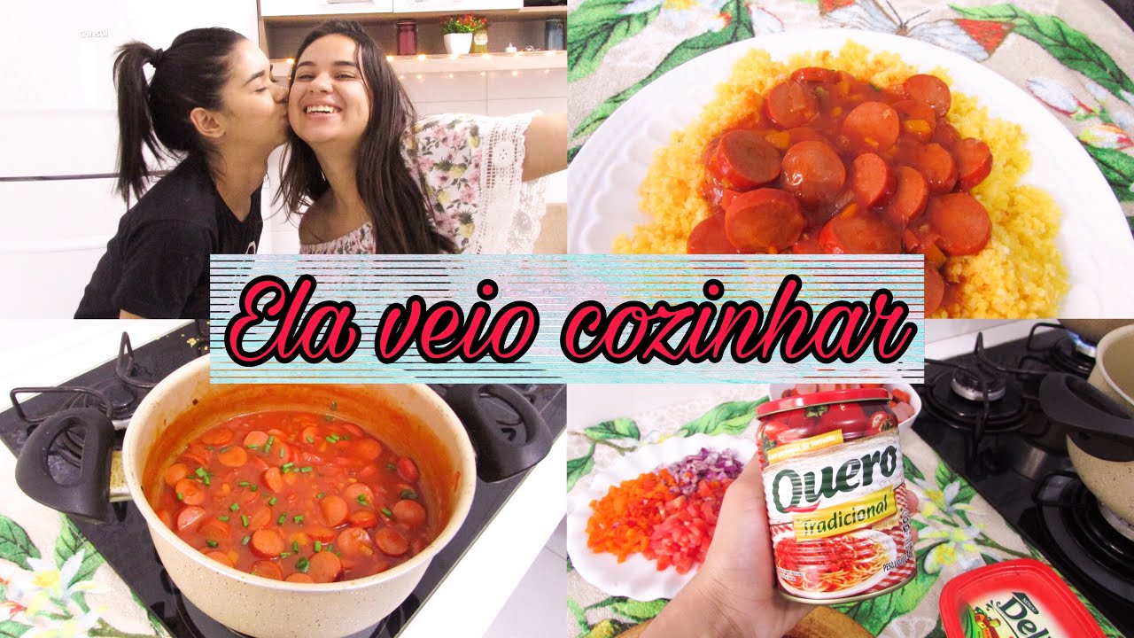 Cuscuz com Salsicha : Minha irmã na cozinha